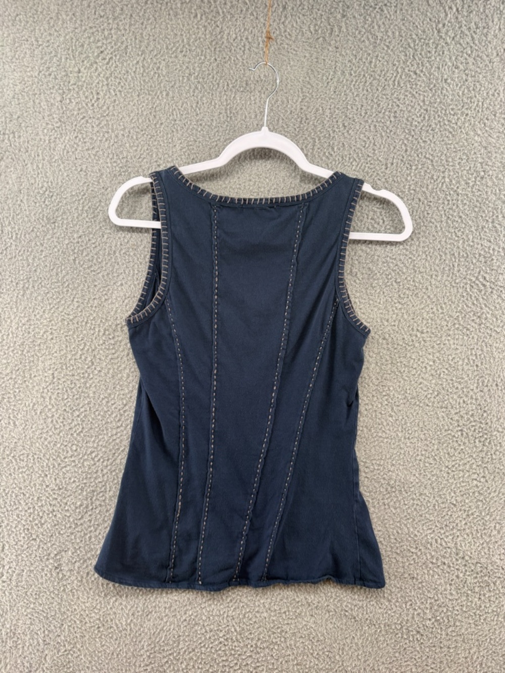 Idyllwind Shiloh Cami Navy Contrast Stitch Western Corset Tank Top S - Picture 11 of 12